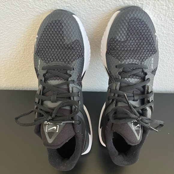 NIKE RENEW FUSION CD0200-002   BLACK / WHITE-DK SMOKE GREY   SIZE 9. 5  TRAINING - Picture 7 of 14